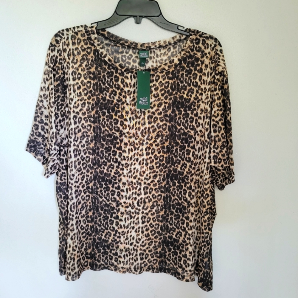 NWT Wild Fable Sheer Top